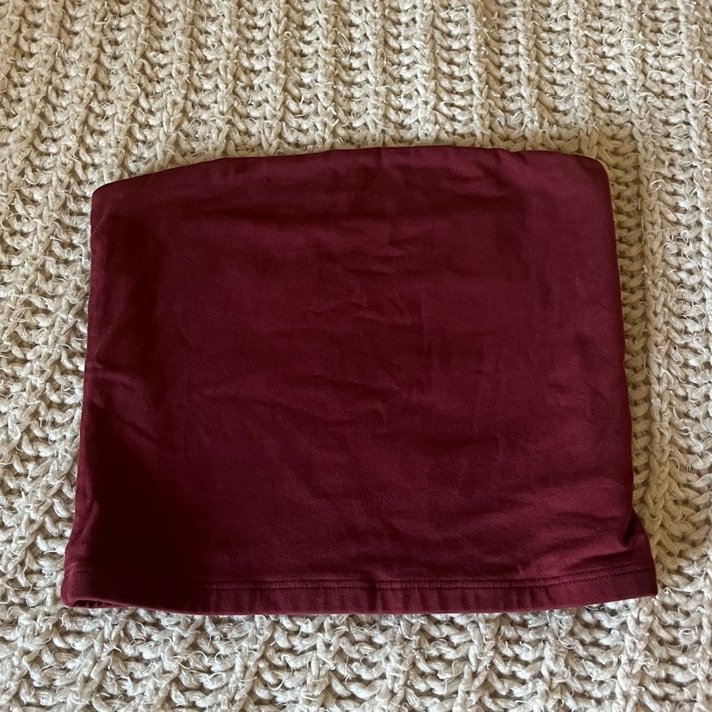 Brandy Melville Deep Red Tube Top